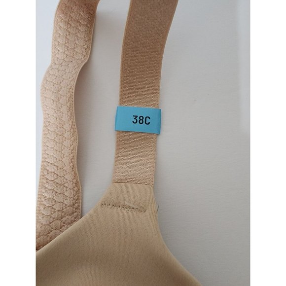 Vanity Fair Womens Beige Sport Wirefree Underwire Bra Sz 38C Style 16345 - Picture 2 of 7